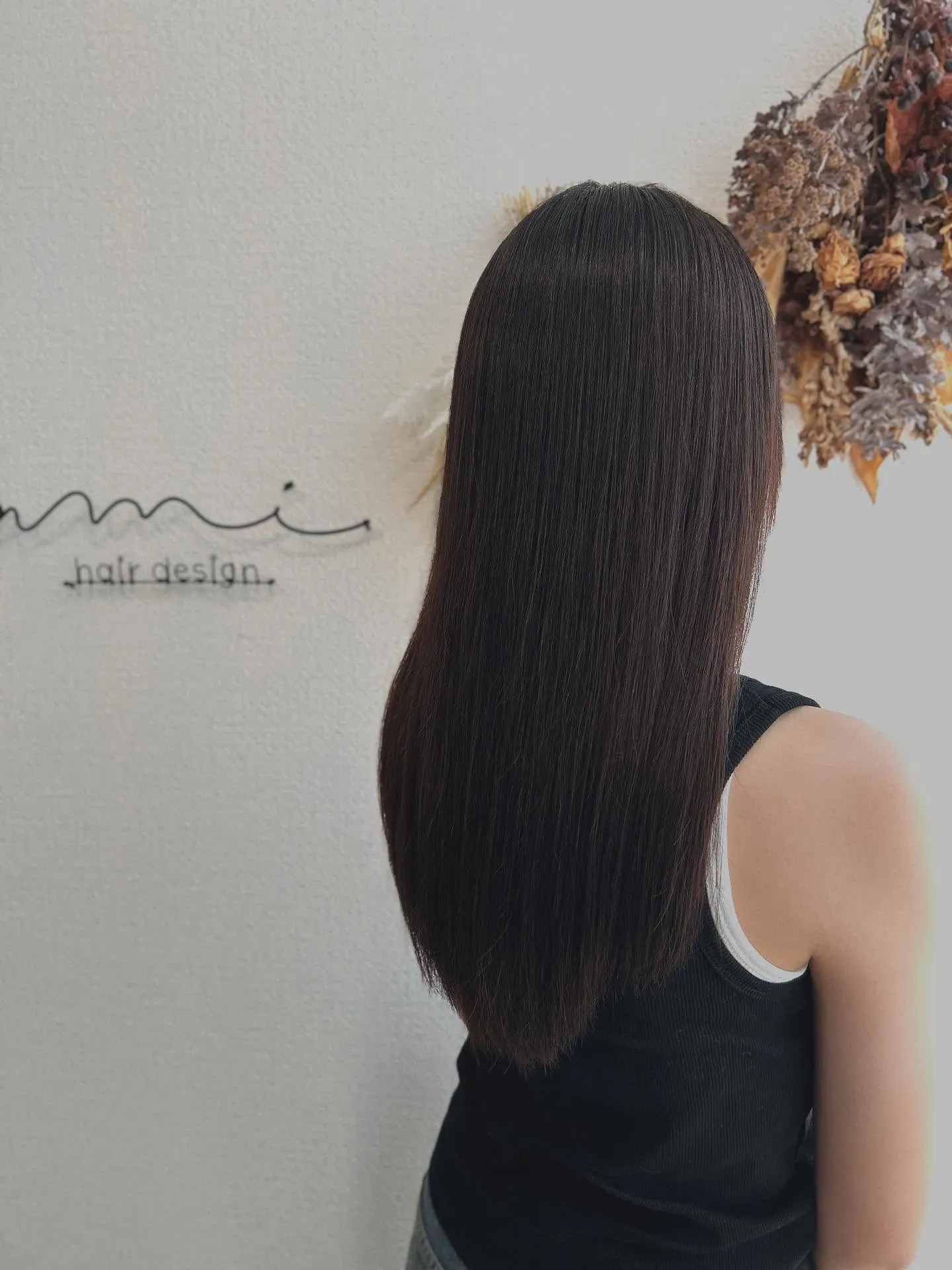 【髪質改善ストレート×カット】