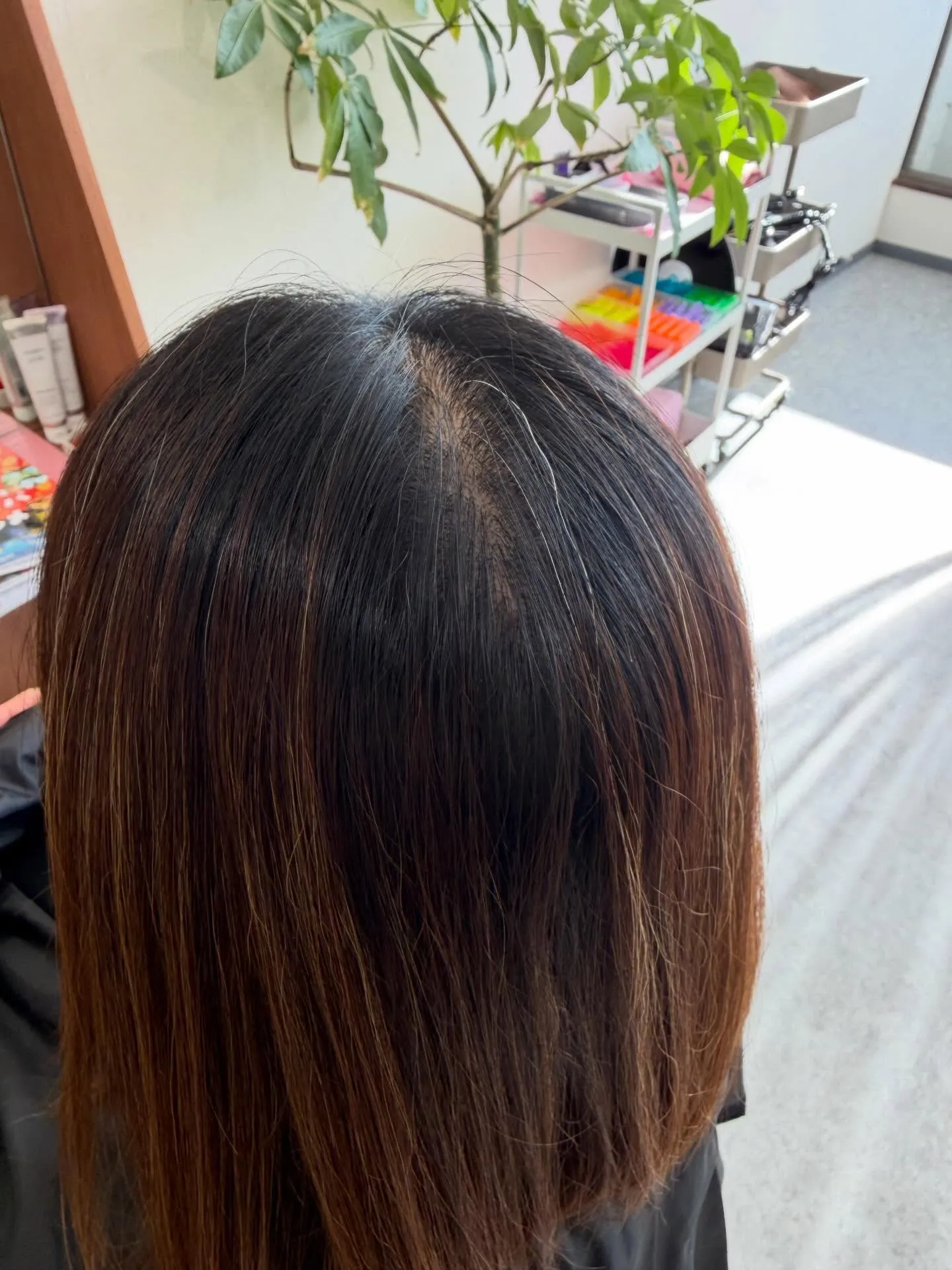 【ハイライト×髪質改善カラー×カット×生えグセ改善】