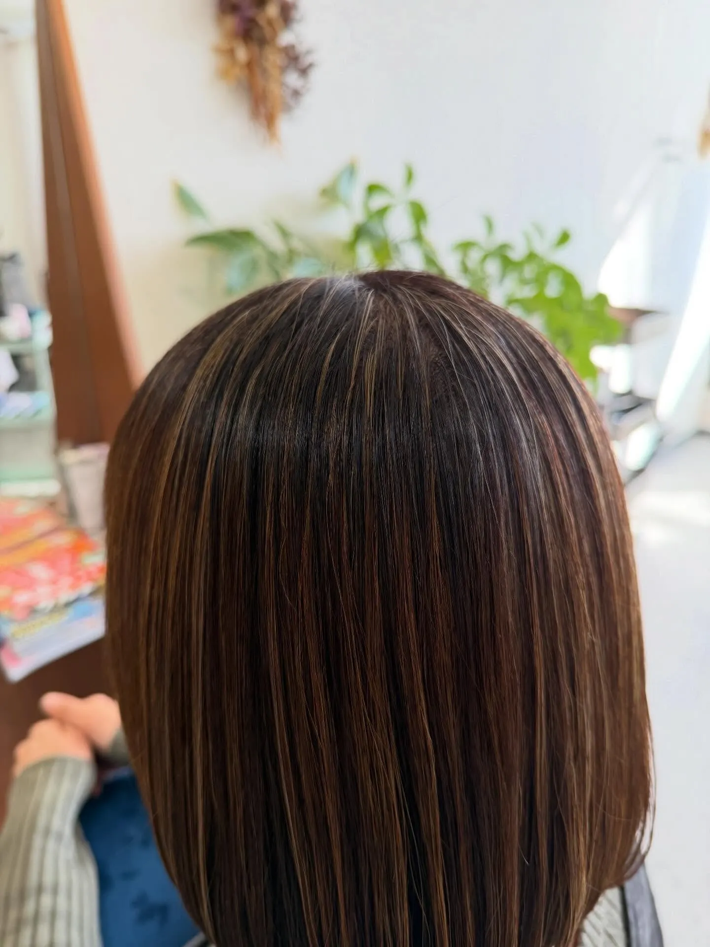 【ハイライト×髪質改善カラー×カット×生えグセ改善】