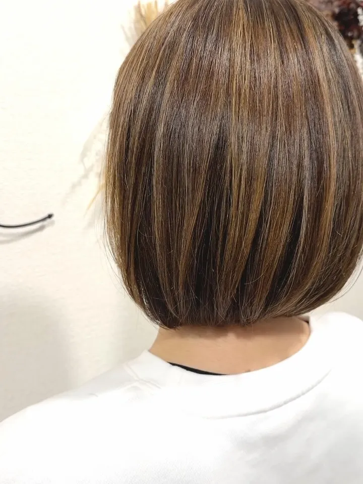 【髪質改善カラー×ハイライト×カット×生えグセ改善(TOKI...